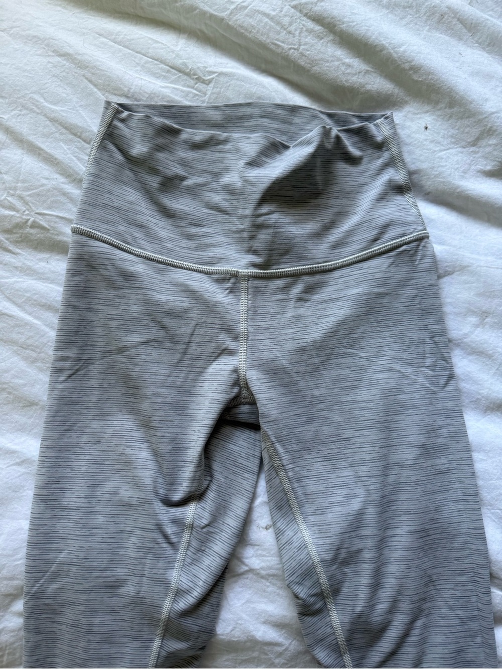 lululemon athletica Light Gray High-Rise Leggings